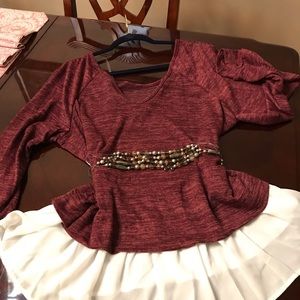 Long sleeve blouse